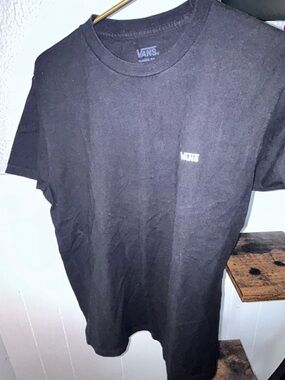 Vans Black Classic Short Sleeve Logo Tee